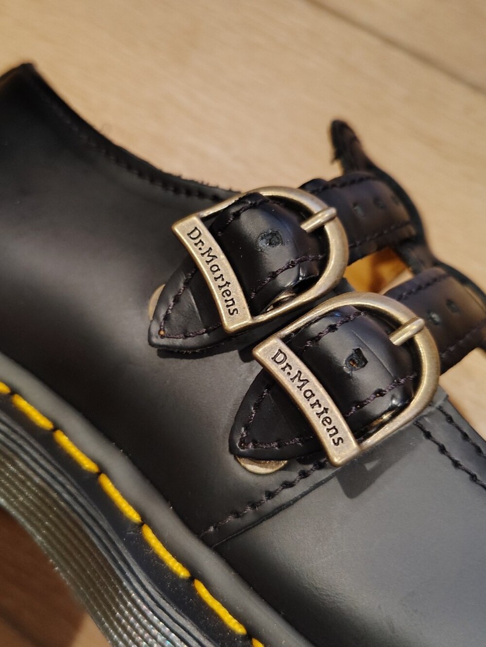 Womens Dr. Martens 12916 Mary Jane Black Strap Buckle shoes women’s US 10 - Picture 4 of 8